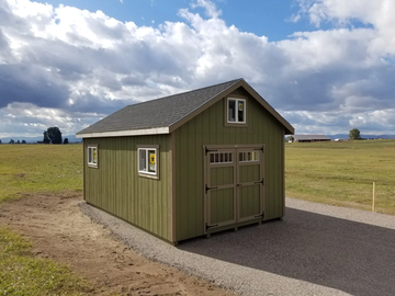 12x20 Cottage Shed Montana