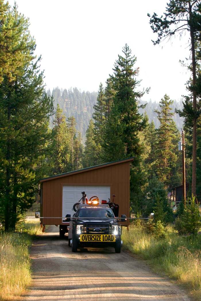 Transporting Custom Shed